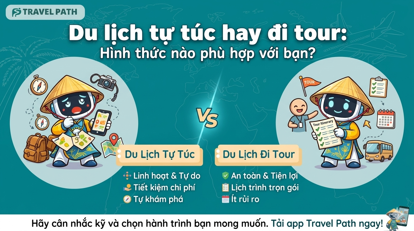 Du lịch tự túc hay đi tour: Hình thức nào phù hợp với bạn?
